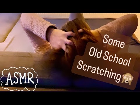ASMR⚡️Some old school head scratching and hair play! (LOFI)