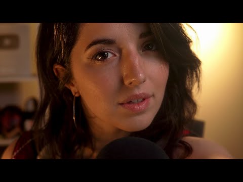 ASMR 4k Up-Close Personal Attention (Positive Affirmations, Face Scooping, Tongue Clicks)