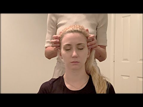 ASMR ultimate head + scalp scratch on kaylee with soft whispers and super tingles (lo-fi)