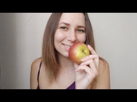 ASMR ❤️ apple 🍏 sounds bite
