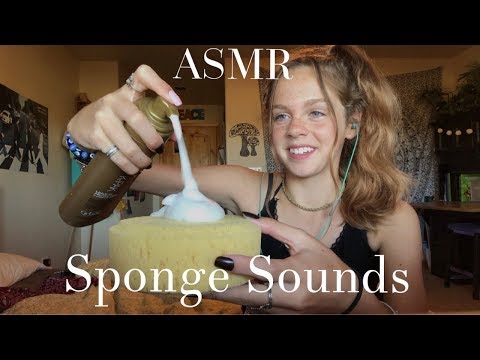 ASMR Sponge Sounds | LOUD CRACKLING