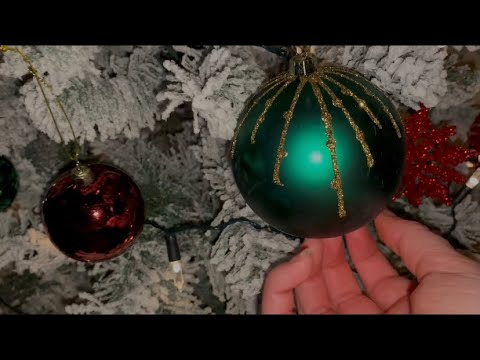ASMR - Tingly Tapping on Christmas Decorations (Lofi)