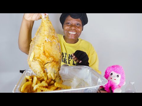 COUNTRY FRIED CROAKER WHITEY Platter ASMR EATING SOUNDS Meat In The Head