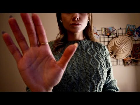 ASMR Hand Movement | Slow & No Talking | Echo Breaching | Mouth Sounds for Sleep