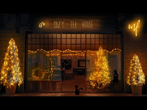 Festive Tea House ASMR Ambience - A Cozy Christmas Ambient