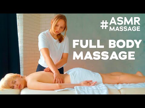 ASMR | MASSAGE | Sport relaxing massage | Full body massage - head, back, neck, foot