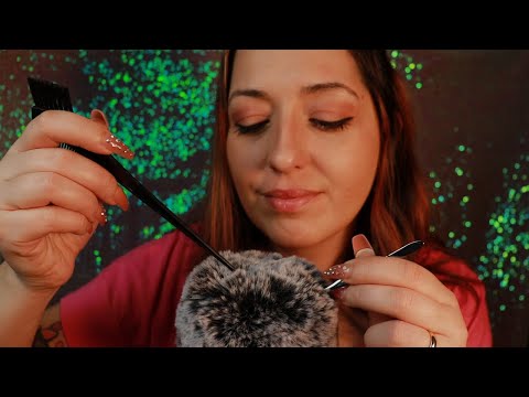 ASMR ✨ Bug Searching, plucking✨ Clicky Whispering, inaudible, fluffy mic