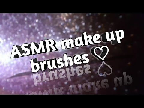 ASMR || Brush sounds | brushing the mic & whispering | W/ blue yeti mic ||