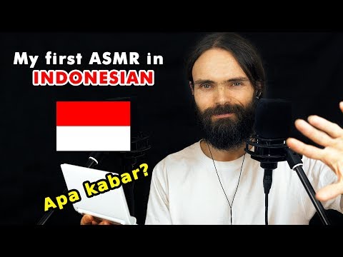My first ASMR video in Indonesian (Bisikan, asmr bahasa Indonesia, untuk tidur, a few triggers)