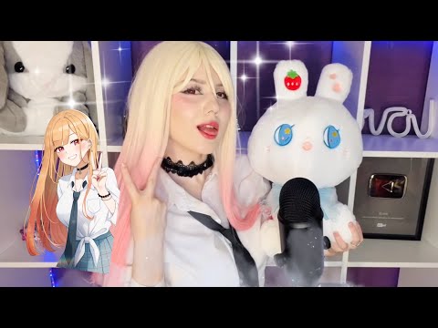 ASMR Marin Kitagawa and the plush toys 🐱💗 cosplay anime My Dress Up Darling relaxing sounds 🌙