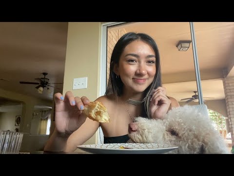 Eat breakfast with me. (kind of ASMR)