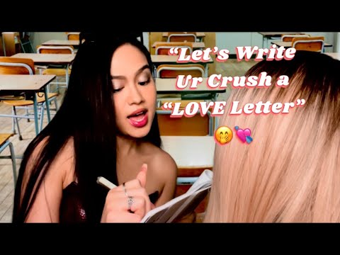 ASMR Toxic Sassy Girl In Back of the Class Plays With Your Hair | Writing Sounds + Hair Roleplay