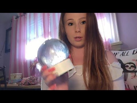 ASMR Tapping on Glass with fake nails