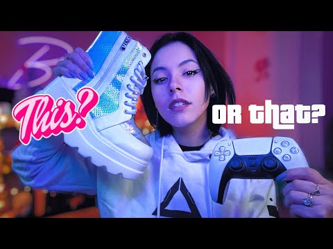 ASMR | This or That? Making Decisions 🤍 You get to choose