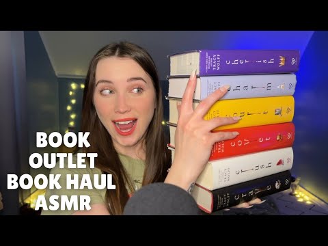 ASMR Book Outlet Haul 📚 I got a whole series!! 😱