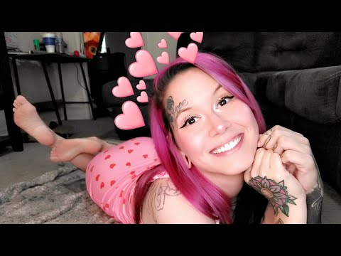 ASMR | Comforting Girlfriend roleplay 💋 Mouth sounds & positive affirmations