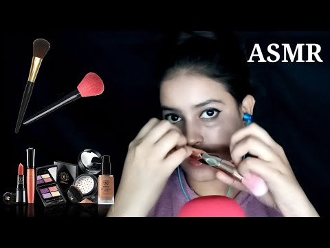 ASMR Fast Doing Your Makeup Roleplay