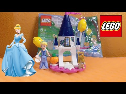 ASMR| Disney Lego: Building Cinderella Castle 👸🏼| Whispering, & Lego Sounds