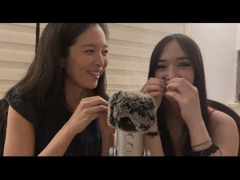 ASMR with my mom (she's so good)