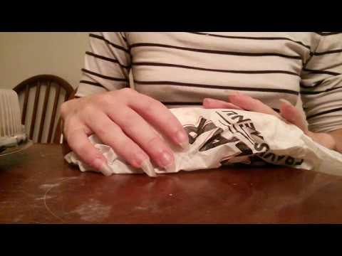 ASMR- Taco Bell Mukbang!~Mouth Sounds~Crinkle/Tapping~Long Nails(Part 1)