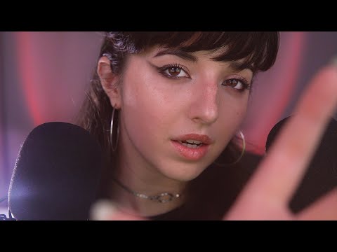 ASMR Sleepy Face Touches & Comforting Words