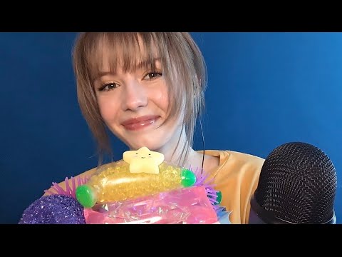 ASMR | Random Triggers🫧🌈💛 (pool toys, fidget toys, squishy sounds, mic sounds, whispers, and more)