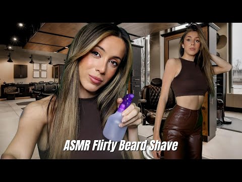 ASMR Flirty Barber Asks You Out | beard shaving, personal attention, soft spoken