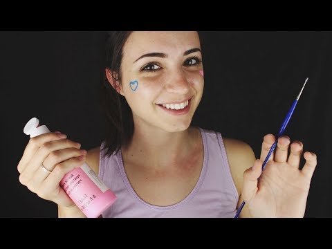 [ASMR] Painting Your Face! (Relaxing Roleplay) (Soft Spoken)