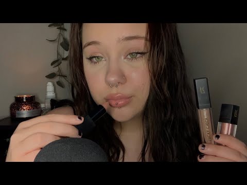 ASMR | do my makeup with me! (ft. lucky chick)