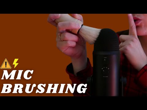 ASMR - INTENSE, ROUGH, FAST MIC BRUSHING | No talking for study, sleep, relaxation, extra tingles