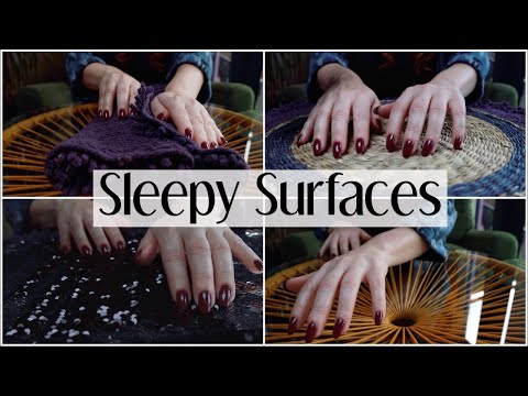 Sleepy Surfaces 🌟 Tapping & Scratching ASMR 🌟No Talking