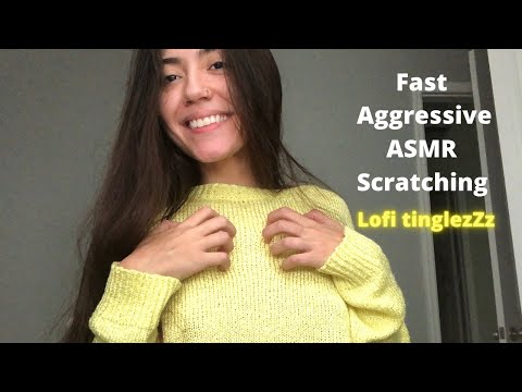 Fast and aggressive ASMR scratching