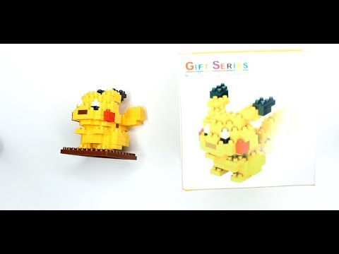 ASMR Pokemon Pikachu Lego Build (No Talking) | Tascam dr-05 | ASMRhing