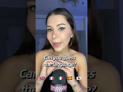ASMR Can you GUESS the LANGUAGE?