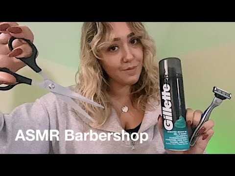 ASMR Mens Barbershop💈 lofi Hair Wash, Shave, Haircut and MORE!