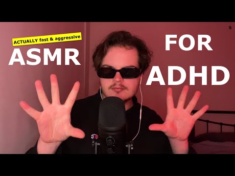 Actually Fast & Aggressive ASMR for ADHD (Unpredictable Triggers, Fast Tapping & Scratching) 5