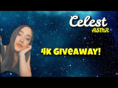 4K SUBSCRIBERS GIVEAWAY / Q&A | Celest ASMR