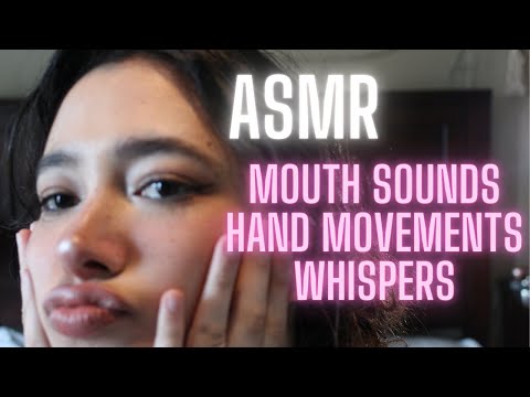 ASMR 💟 giving you some tingles for a good night's sleep *mouth sounds, hand movements, whispers*