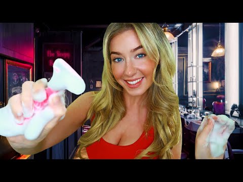 ASMR BARBERSHOP SHAVE... ALL OVER! 💈✂️Personal Attention Roleplay