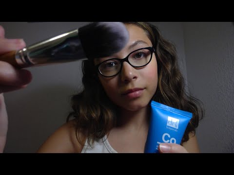 ASMR - Pamper Clinic Roleplay - Head Massage, Hair Brushing, Water Sounds, and More!