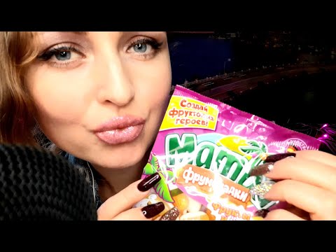 ASMR| CHEWING CANDY,  CALMING WHISPERING 😋💋😴