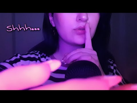 ASMR (personal attention)shushing you•covering your mouth•face touching