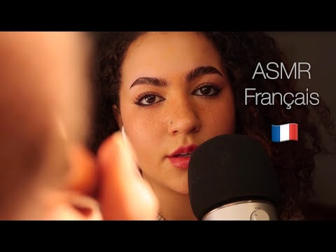ASMR French / face brushing