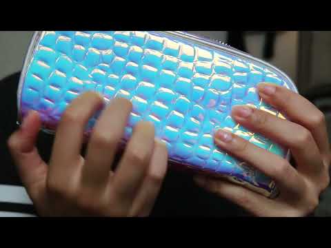 ASMR Fast Tapping on Makeup Bags