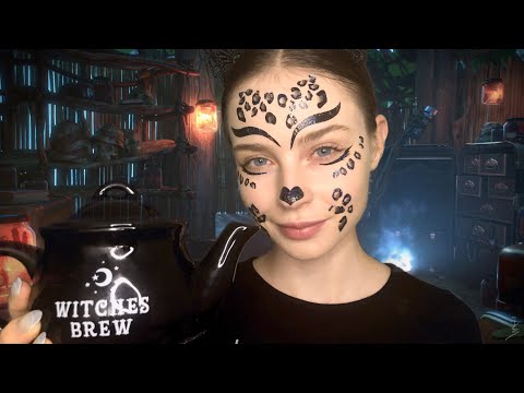 ASMR Witches Cat Brews You A Love Potion 🔮 | Halloween Roleplay & Personal Attention