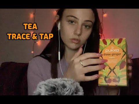 ASMR Tea Haul | Scratching, Tapping, Tracing | Whispered