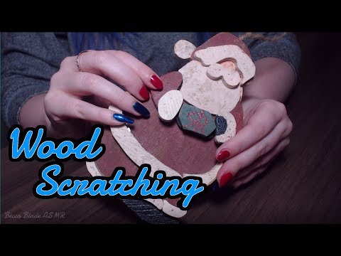 🎄ASMR🎄 Scratching on Wooden Christmas Ornaments