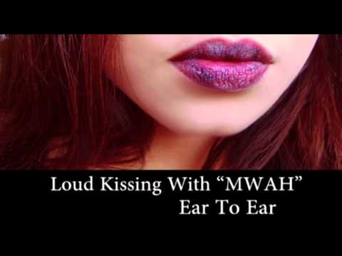 Binaural ASMR Loud Kissing Sounds With "MWAH" (Ear To Ear) Mouth Sounds