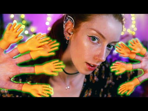 Ten Tiny Hands ASMR 🙌 Trippy ASMR (Whispers, Hand Movements & Tapping sounds)