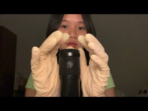 ASMR with latex gloves ( crinkly goodness )